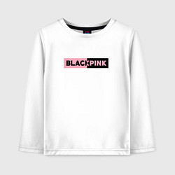 Детский лонгслив BLACKPINK ЛОГОТИП