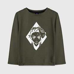 Детский лонгслив Лицо Танджиро Клинок рассекающий демонов