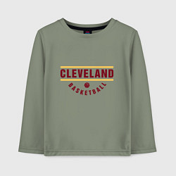 Детский лонгслив Cleveland - Basketball