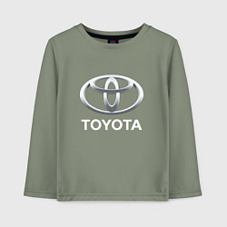 Детский лонгслив TOYOTA 3D Logo