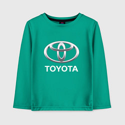 Детский лонгслив TOYOTA 3D Logo