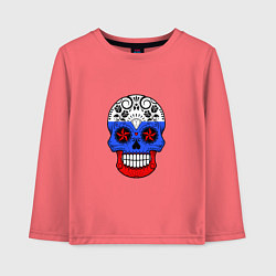 Детский лонгслив Russian Skull