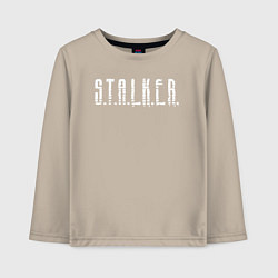 Детский лонгслив S T A L K E R - Logo