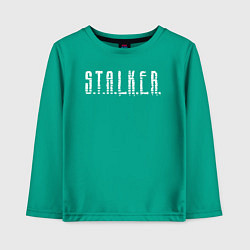 Детский лонгслив S T A L K E R - Logo