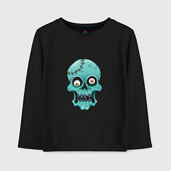 Детский лонгслив Zombie Skull