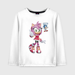 Детский лонгслив Sonic Amy Rose Video game