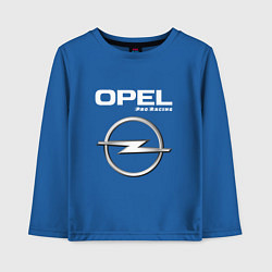 Лонгслив хлопковый детский OPEL Pro Racing, цвет: синий