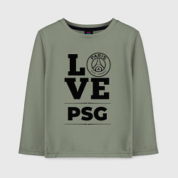 Детский лонгслив PSG Love Классика