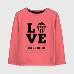 Детский лонгслив Valencia Love Классика
