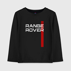 Лонгслив хлопковый детский RANGE ROVER LAND ROVER, цвет: черный