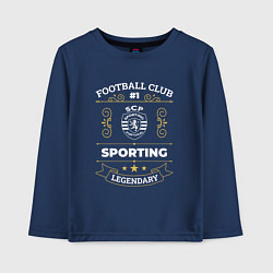Детский лонгслив Sporting: Football Club Number 1