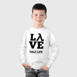 Лонгслив хлопковый детский Half-Life Love Classic, цвет: белый — фото 2