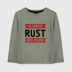 Детский лонгслив Rust: таблички Ultimate и Best Player