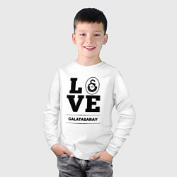 Лонгслив хлопковый детский Galatasaray Love Классика, цвет: белый — фото 2