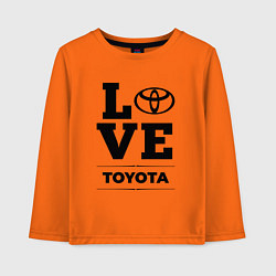 Детский лонгслив Toyota Love Classic