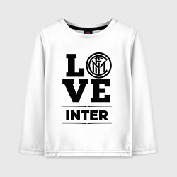 Лонгслив хлопковый детский Inter Love Классика, цвет: белый