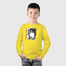 Лонгслив хлопковый детский Персонаж из игры, цвет: желтый — фото 2