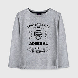 Детский лонгслив Arsenal: Football Club Number 1 Legendary