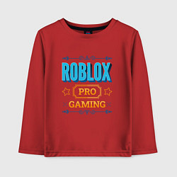 Детский лонгслив Игра Roblox PRO Gaming