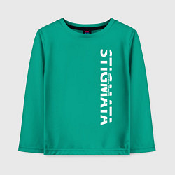 Лонгслив хлопковый детский Stigmata ПРОТИВ ПРАВИЛ, цвет: зеленый