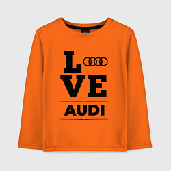 Детский лонгслив Audi Love Classic