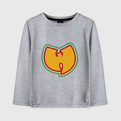 Лонгслив хлопковый детский Wu-Tang Colors, цвет: меланж