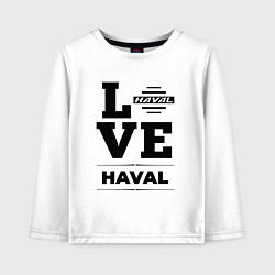 Детский лонгслив Haval Love Classic