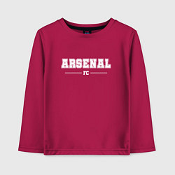 Детский лонгслив Arsenal football club классика