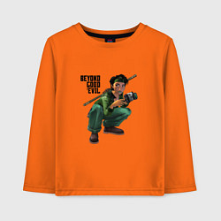 Детский лонгслив Beyond good and evil - Jade