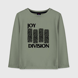 Лонгслив хлопковый детский Joy Division - rock, цвет: авокадо