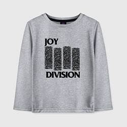 Лонгслив хлопковый детский Joy Division - rock, цвет: меланж