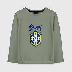 Детский лонгслив Brasil Football