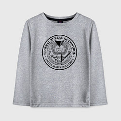 Детский лонгслив Федеральное Бюро Контроля