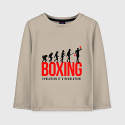 Детский лонгслив Boxing evolution