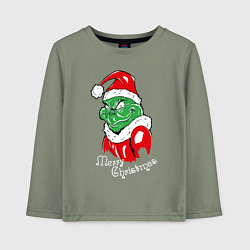 Детский лонгслив Merry Christmas, Santa Claus Grinch