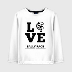 Лонгслив хлопковый детский Sally Face love classic, цвет: белый