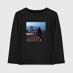 Лонгслив хлопковый детский Pharaoh Philarmonia, цвет: черный