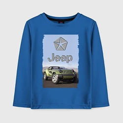 Лонгслив хлопковый детский Chrysler Jeep - concept, цвет: синий