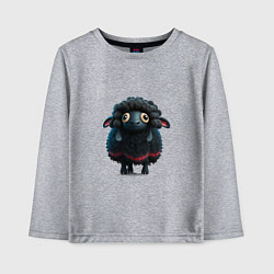 Детский лонгслив Черный баран