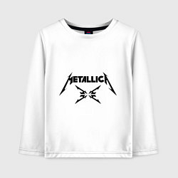 Лонгслив хлопковый детский Metallica, цвет: белый