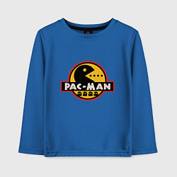 Лонгслив хлопковый детский Pac-man game, цвет: синий