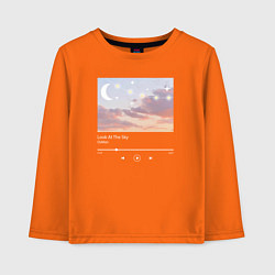 Детский лонгслив Ванильное небо