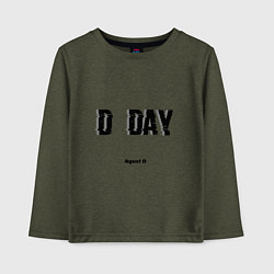 Детский лонгслив D DAY Agust D