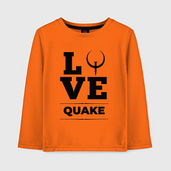 Детский лонгслив Quake love classic