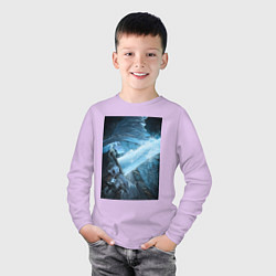 Лонгслив хлопковый детский Ранни Elden Ring, цвет: лаванда — фото 2