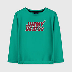 Лонгслив хлопковый детский Jimmy Heat 22, цвет: зеленый