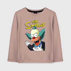 Детский лонгслив Krusty the clown