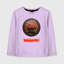 Лонгслив хлопковый детский Жосткие Ребята Гримгора Warhammer: Total War, цвет: лаванда