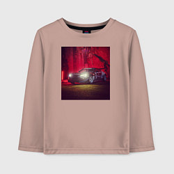 Детский лонгслив Гоночная машина