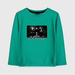 Лонгслив хлопковый детский Depeche Mode - Ultra, цвет: зеленый